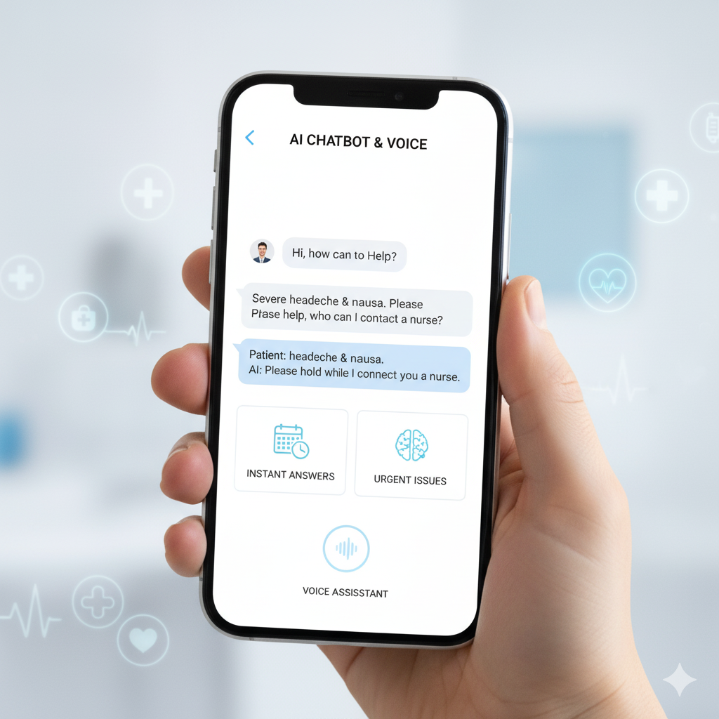 In-App Chat with Doctor demo